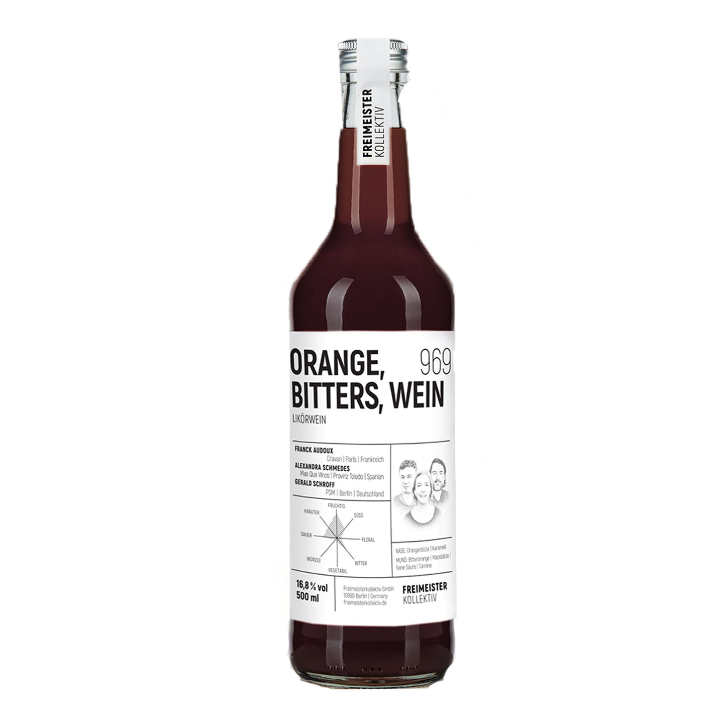 Freimeisterkollektiv Orange, Bitters, Wein | 19,4% | 0,5l