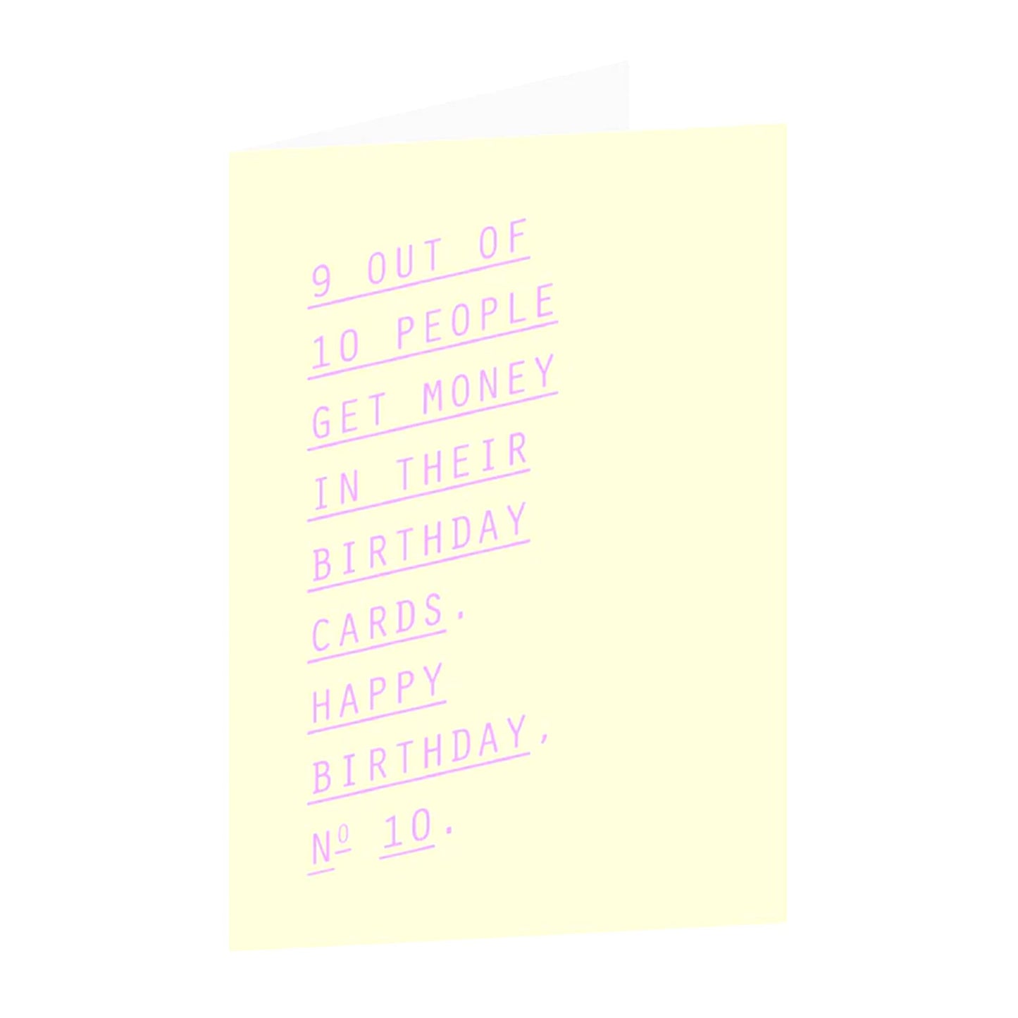 typealive Grußkarte / 9 out of 10