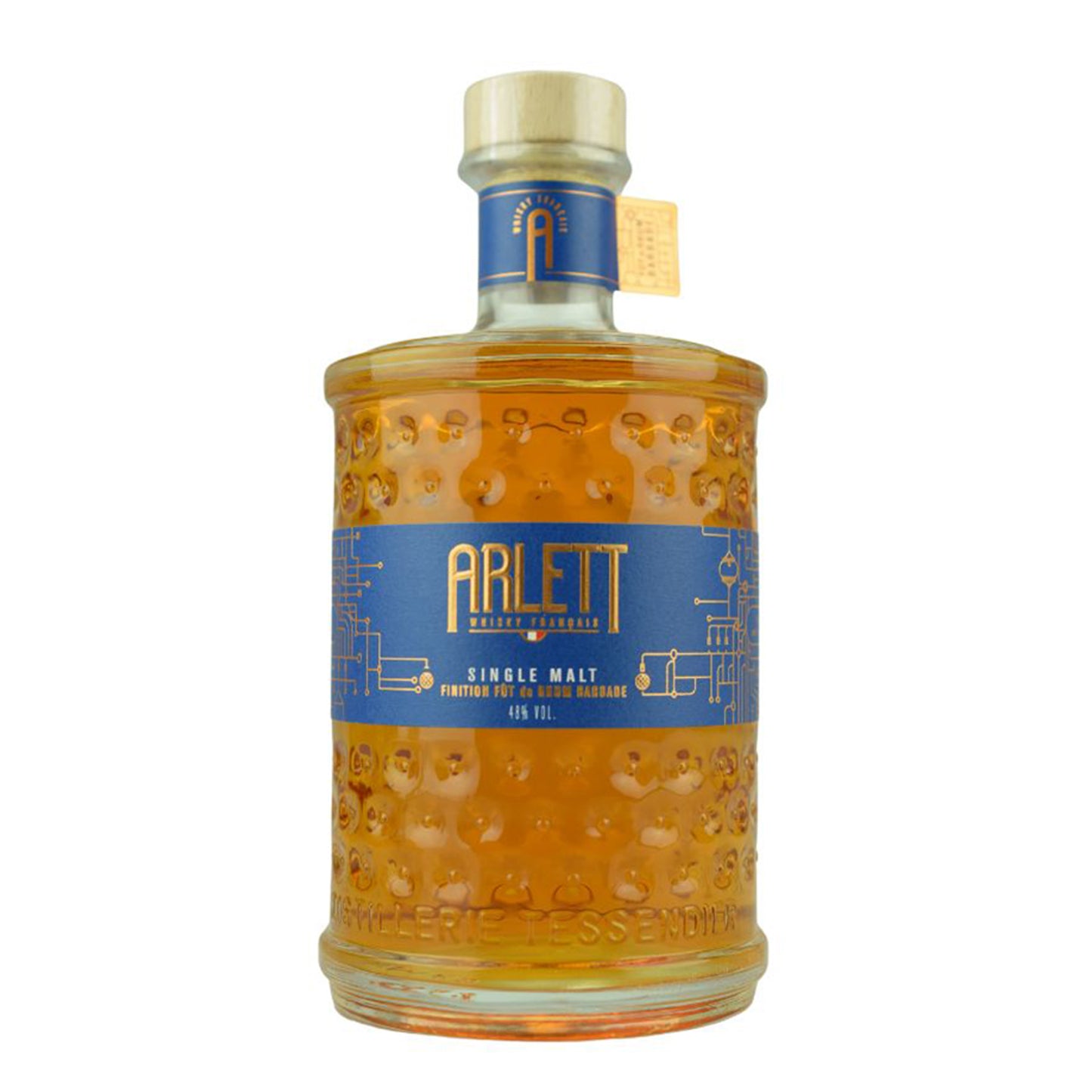 Arlett Single Malt Finition Fût de Rhum Barbade Whisky | 48% | 0,7l