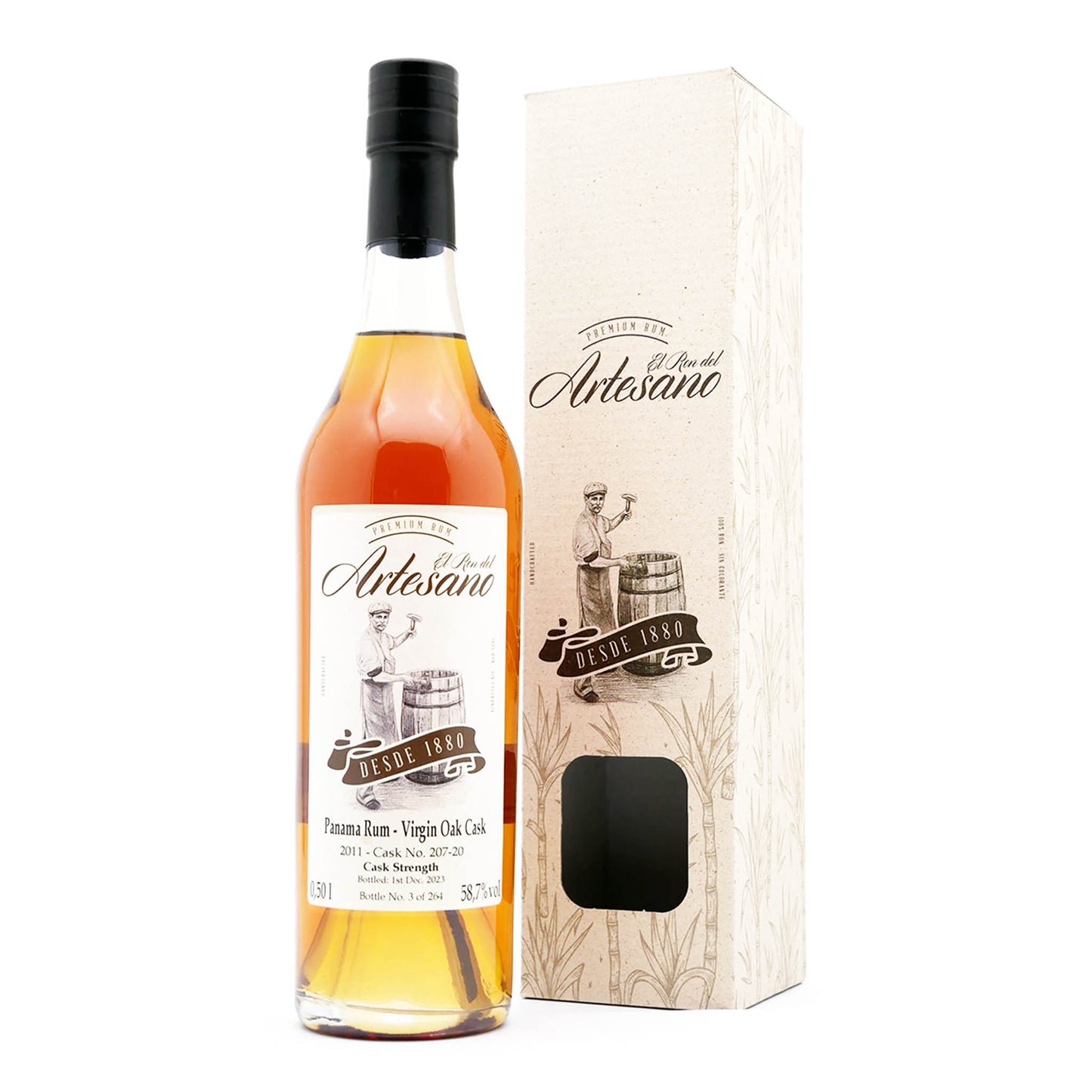 Artesano 10 Jahre Peated Cask | 58,2% | 0,5l