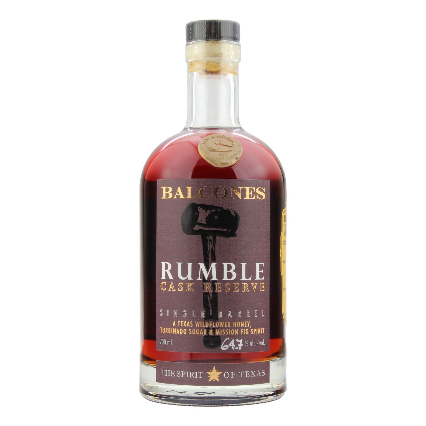 Balcones Rumble Cask Single Barrel #17818 | 64,7% | 0,7l