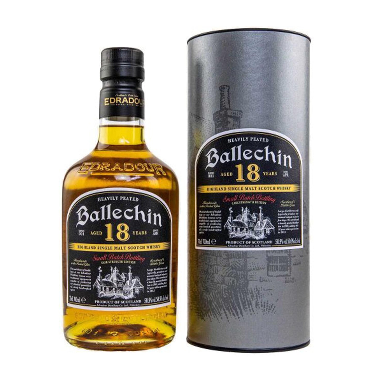Ballechin 18 Jahre Cask Strength Batch #1 | 50,9% | 0,7l