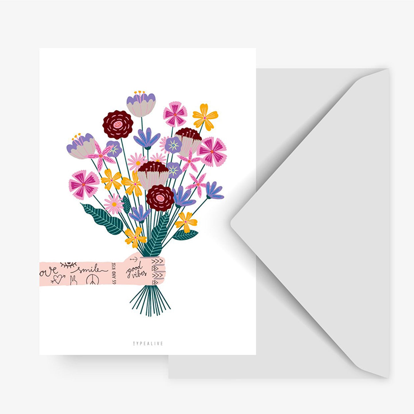 Postkarte "Bunch of Flowers"