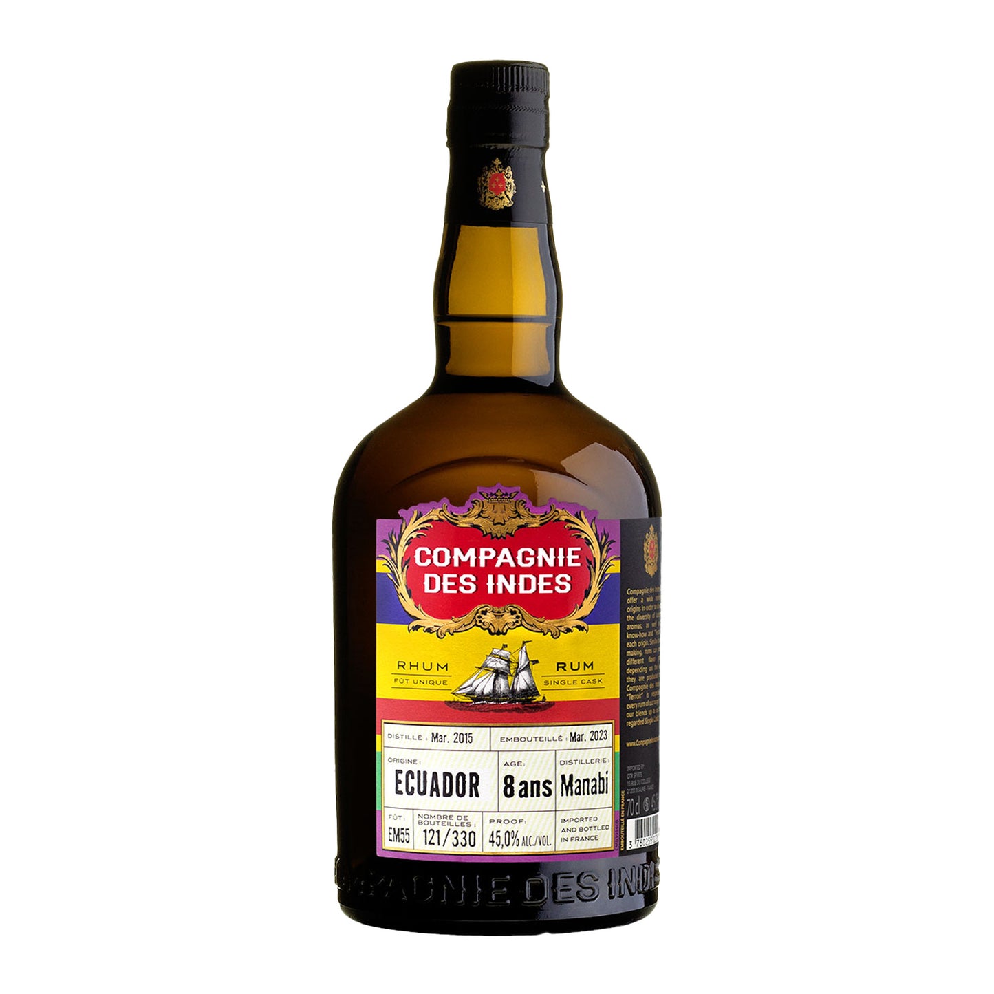 CDI Rum Ecuador 8 Jahre | 45% | 0,7l
