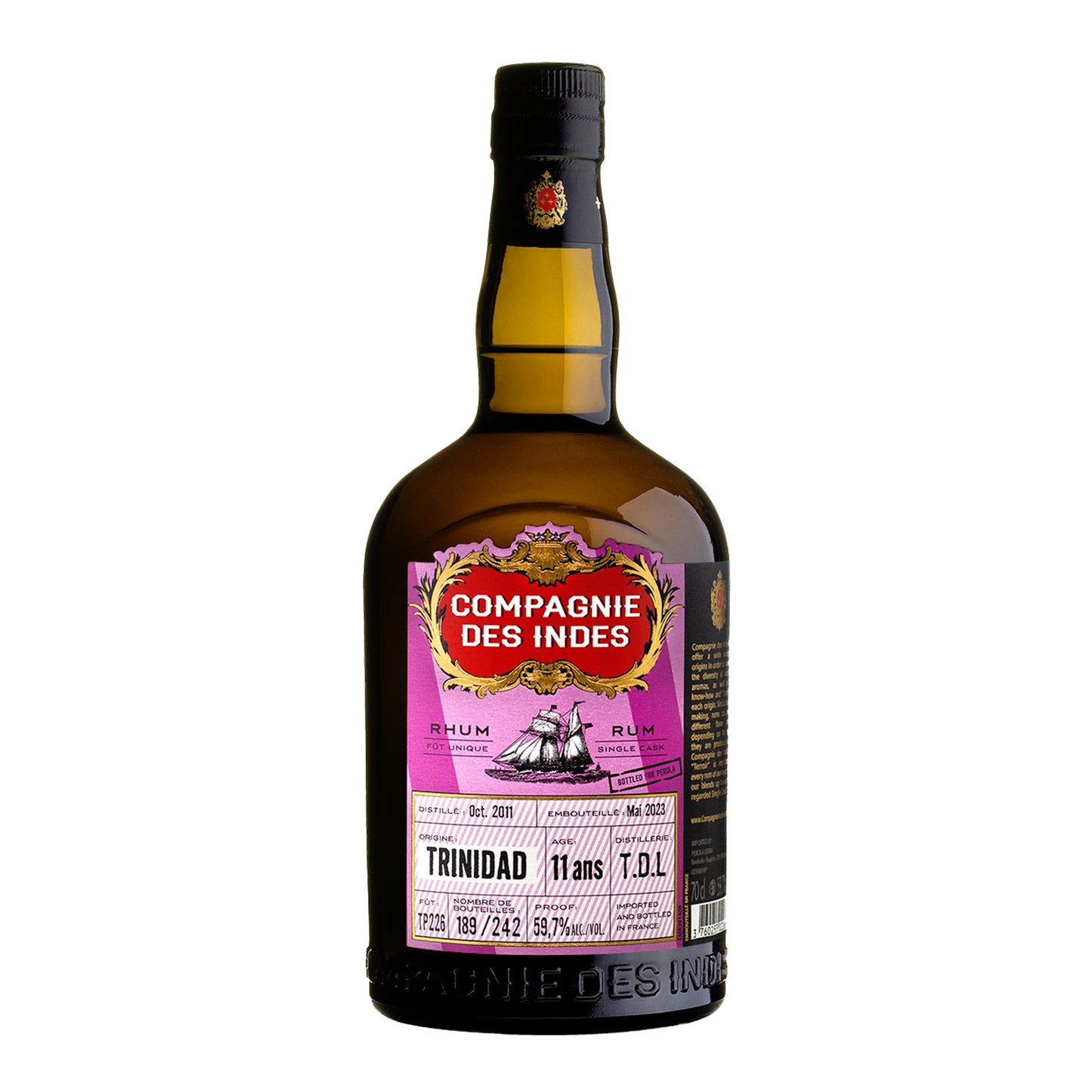CDI Rum Trinidad 11 Jahre | 59,7% | 0,7l