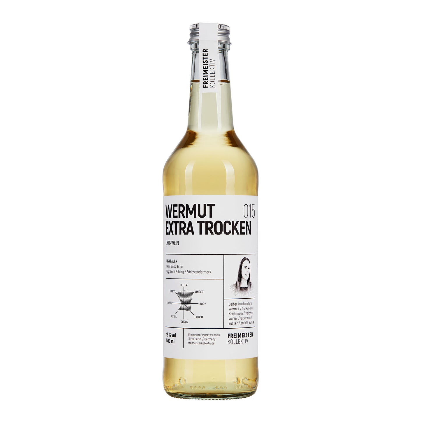 Freimeisterkollektiv Wermut trocken | 19% | 0,5l