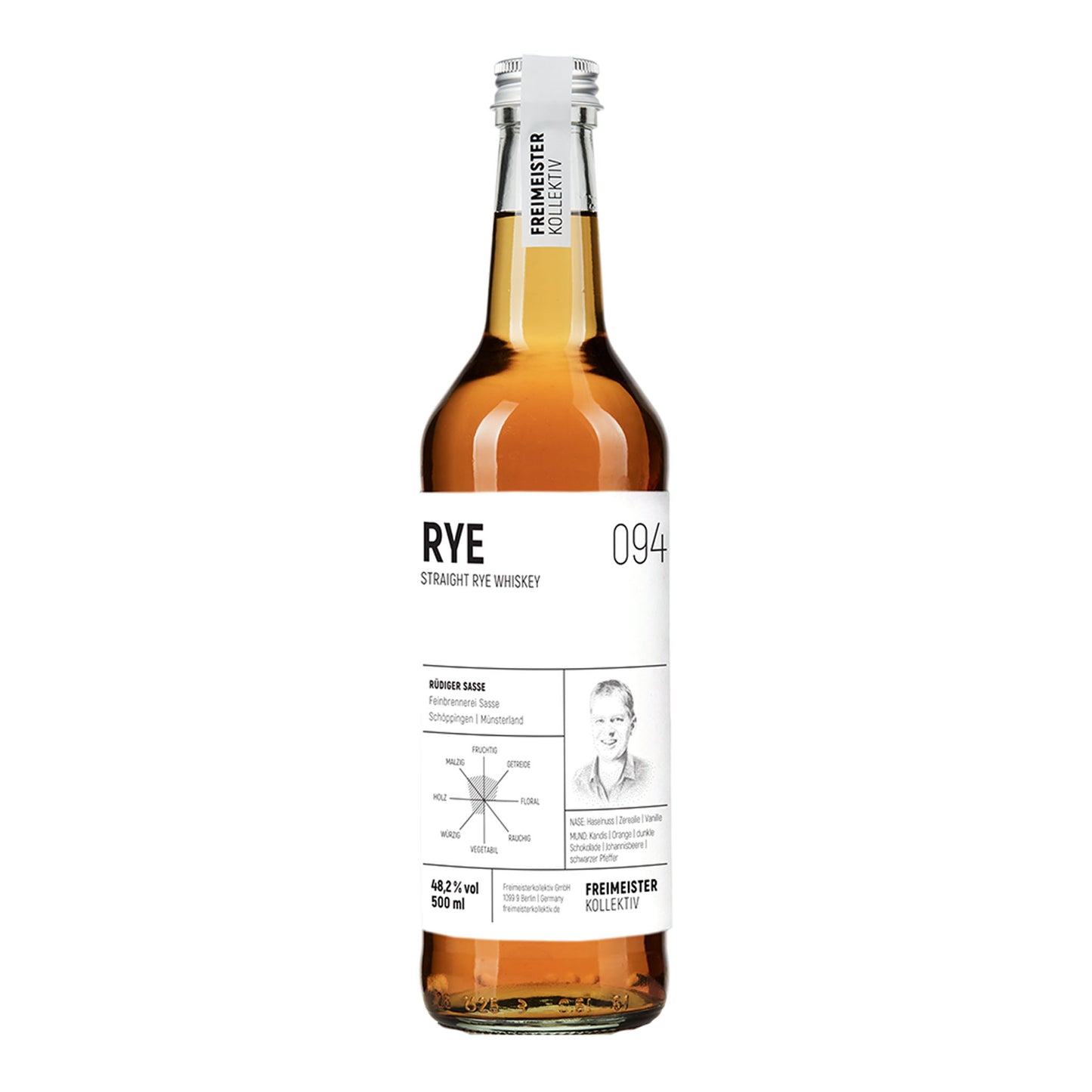 Freimeister Kollektiv - Rye Whiskey | 48,2% | 0,5l