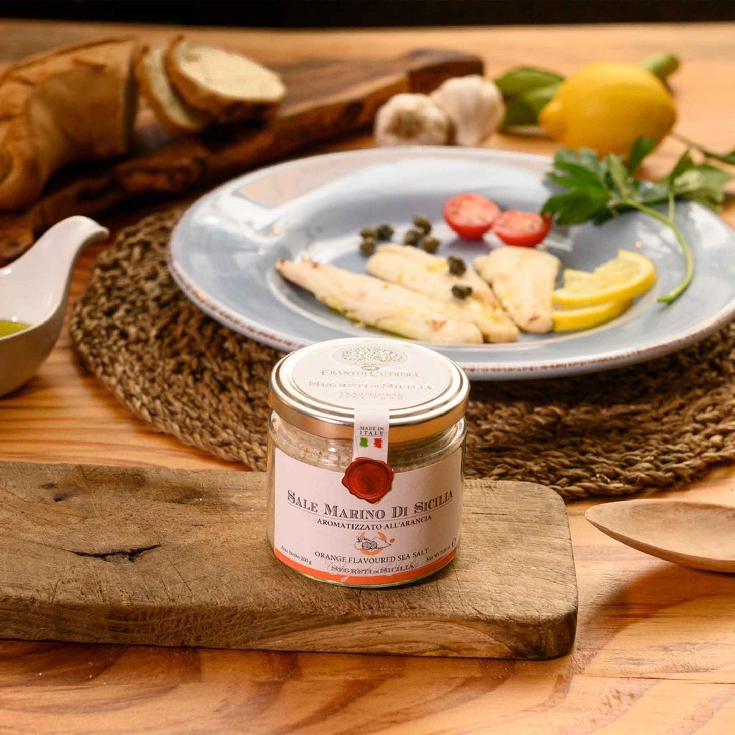 Frantoi Cutrera Sizilianisches Orangen-Meersalz | 200g