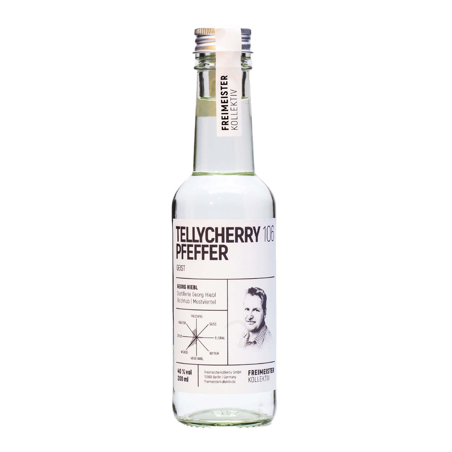 Freimeisterkollektiv Tellicherry Pfeffer Kräutergeist | 40% | 0,2l