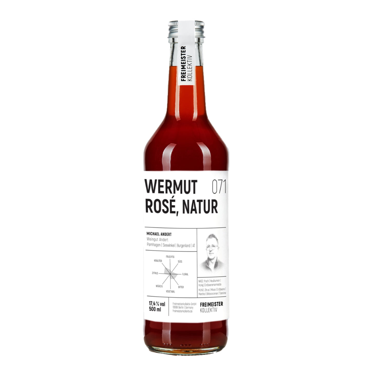 Freimeisterkollektiv Wermut Rosé Natur 071 | 17,4% | 0,5l