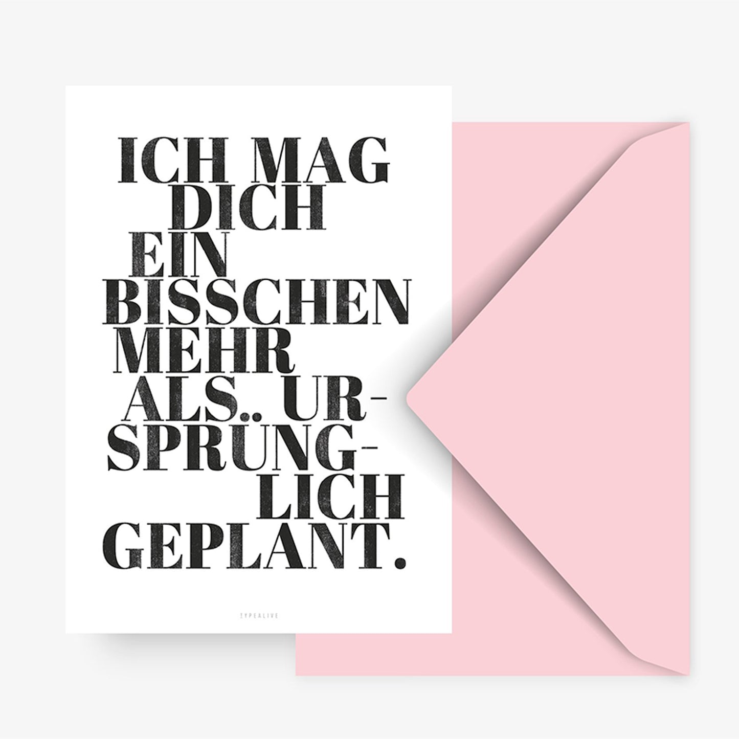Postkarte "Geplant"