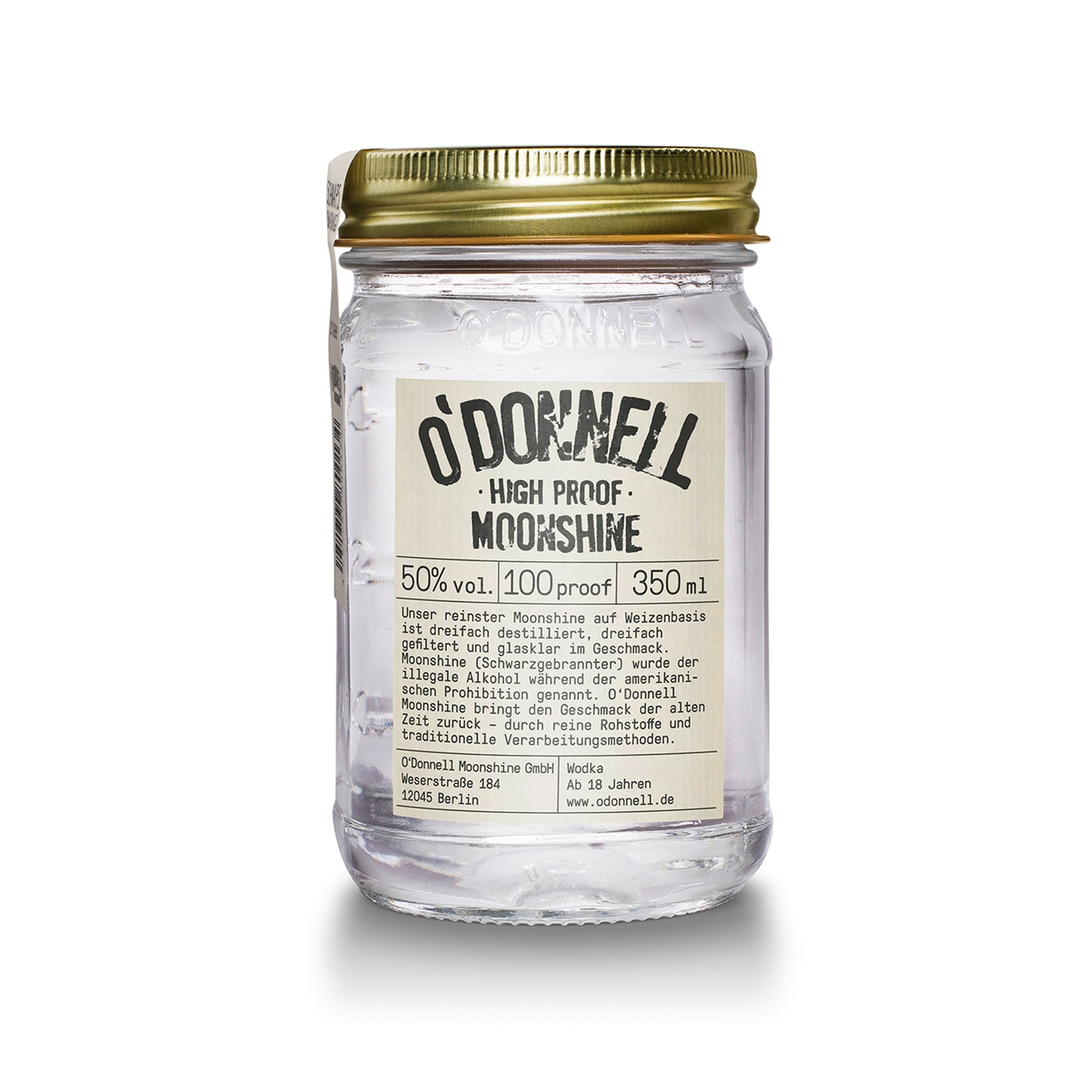 O'Donnell Moonshine High Proof | 72%