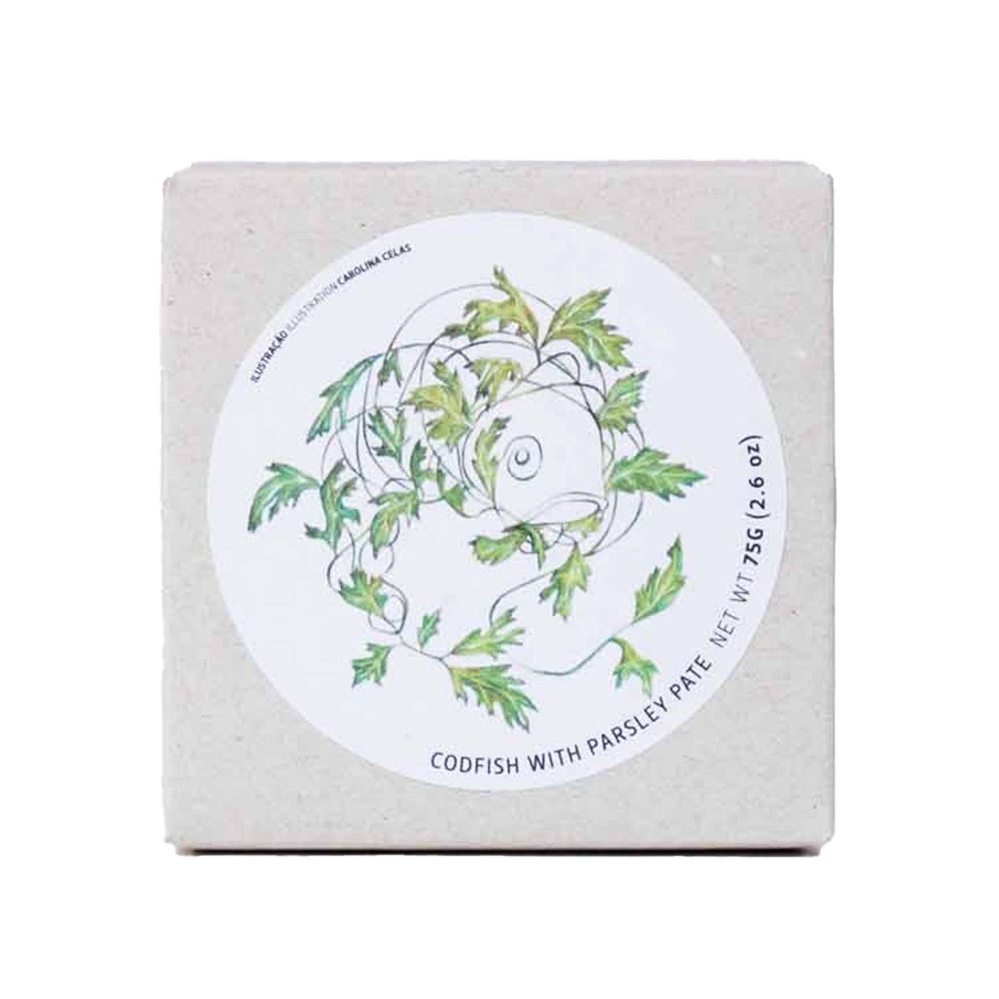 Jose Gourmet Paté vom Bacalao (Kabeljau) mit Kichererbsen & Petersilie | 75g