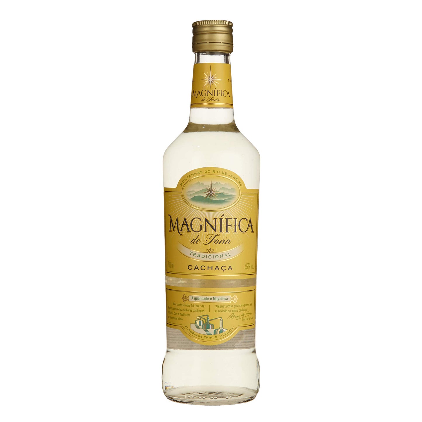 Magnifica de Faria Tradicional Cachaça | 45% | 0,7l