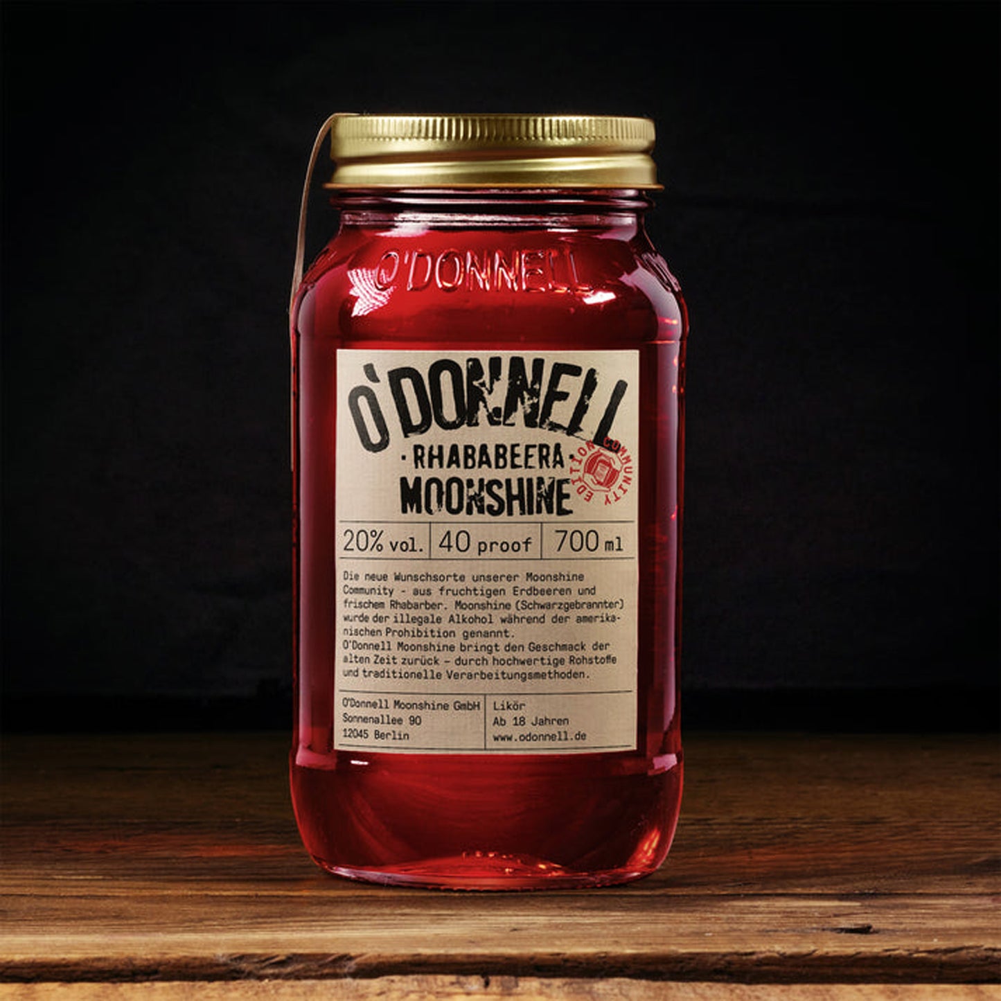 O'Donnell Moonshine Rhababeera | 20%