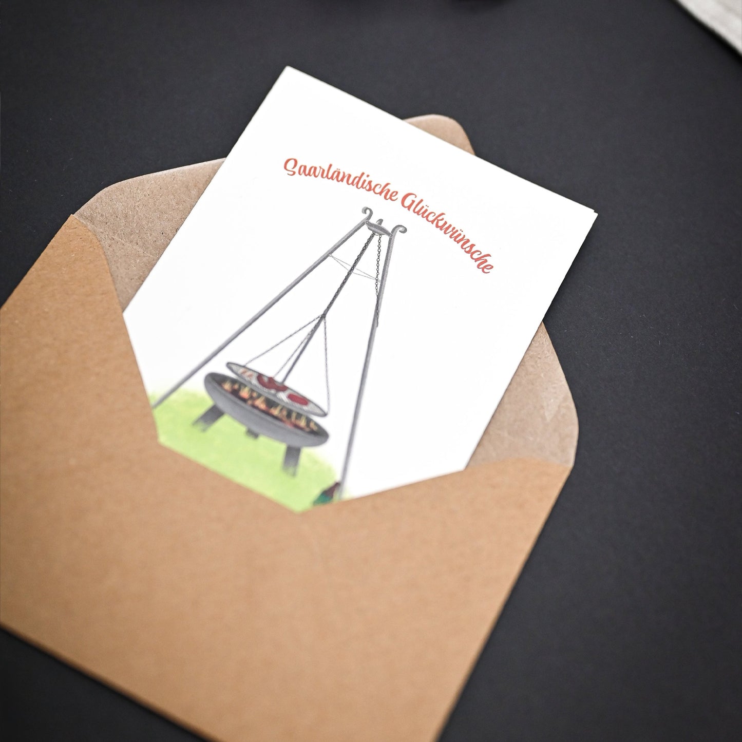 Saarländische Grußkarte | Schwenker