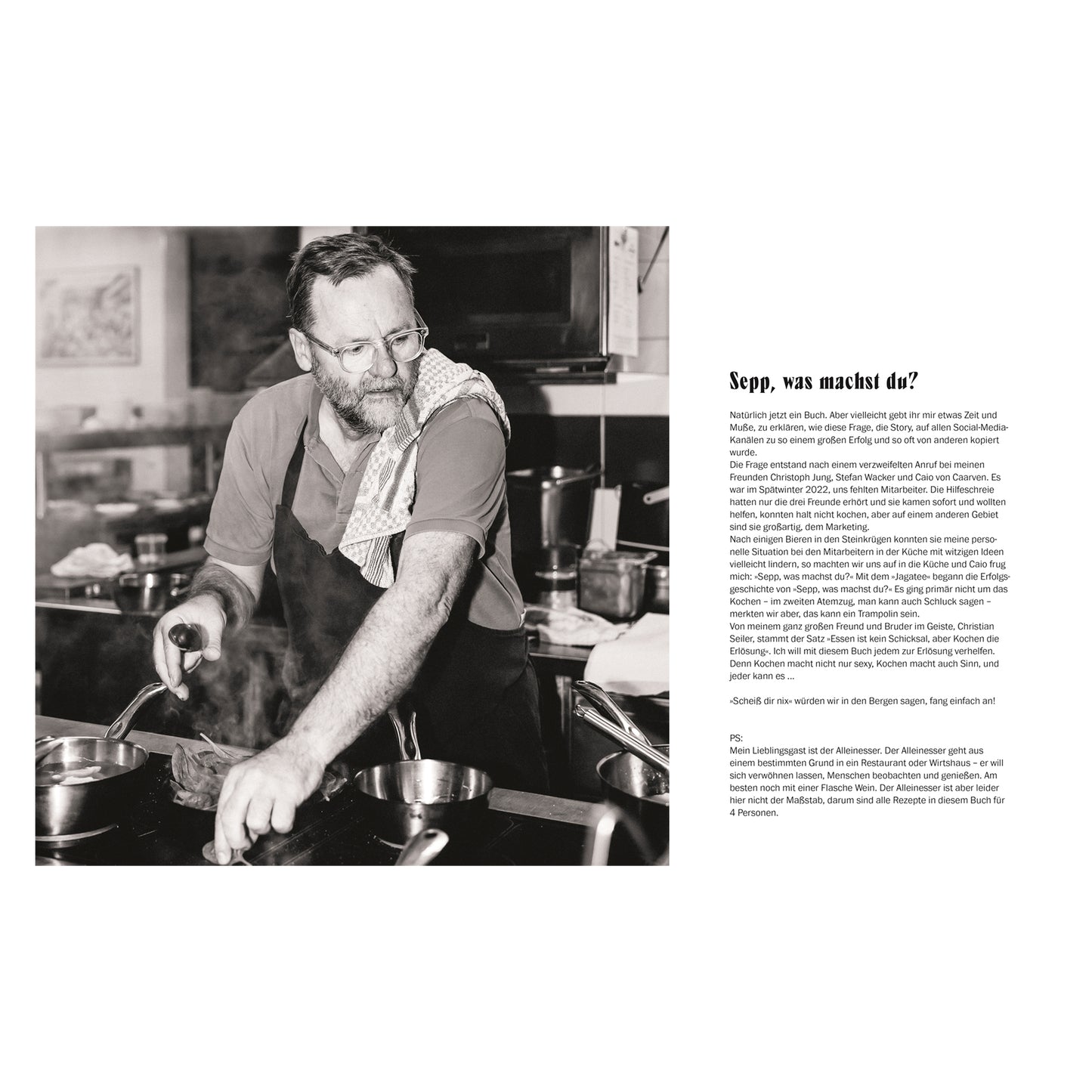 Sepp, was machst du?