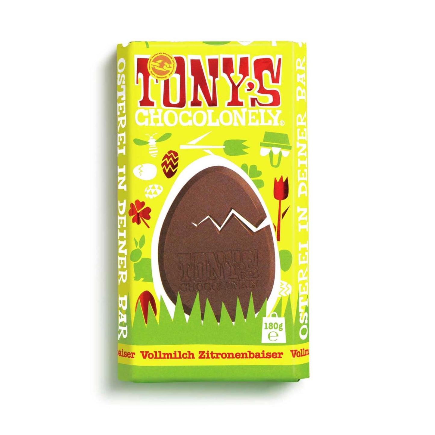 Tony's Chocolonely Vollmilchschokolade mit Zitronenbaiser | 180g