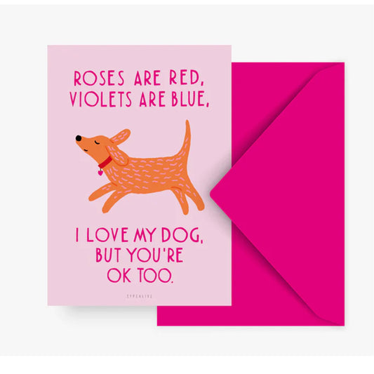 typealive Postkarte / Valentine Dog No. 1