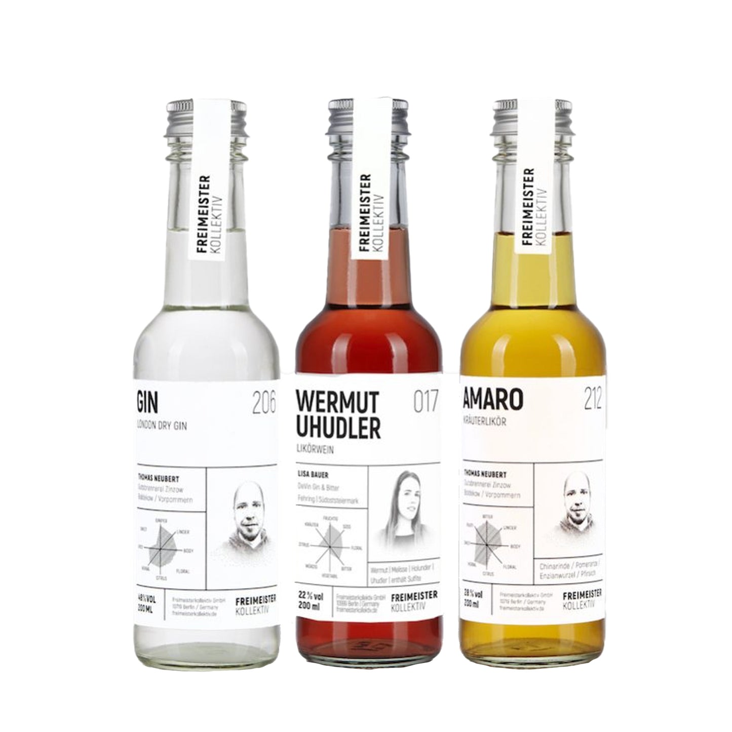 Freimeisterkollektiv Uhudler Negroni Taster | 3 x 0,2l