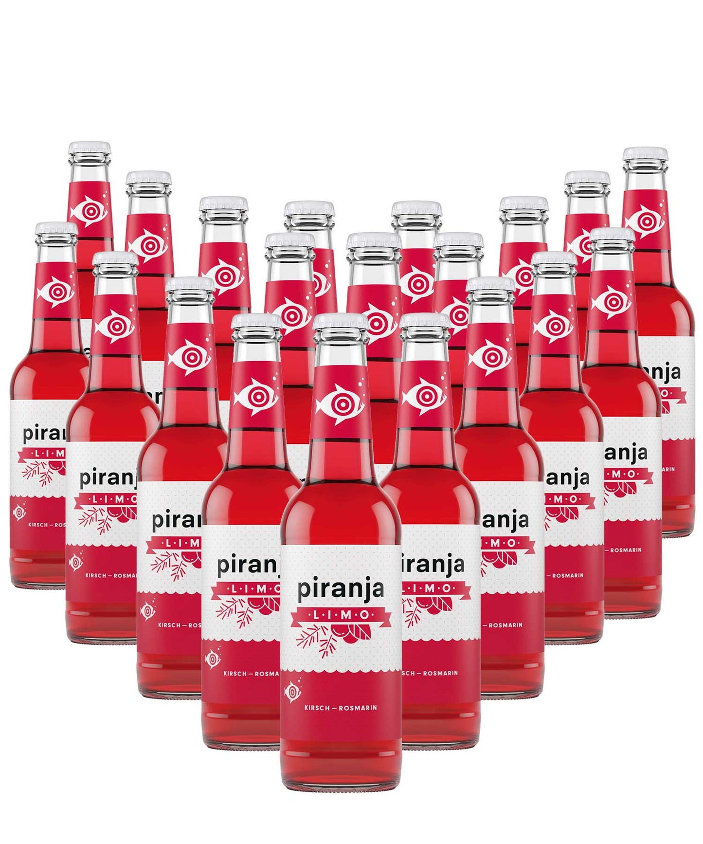 piranja-limo kirsch-rosmarin | 20 x 0,25l