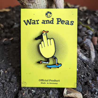 War and Peas | Skate or Die – Pin