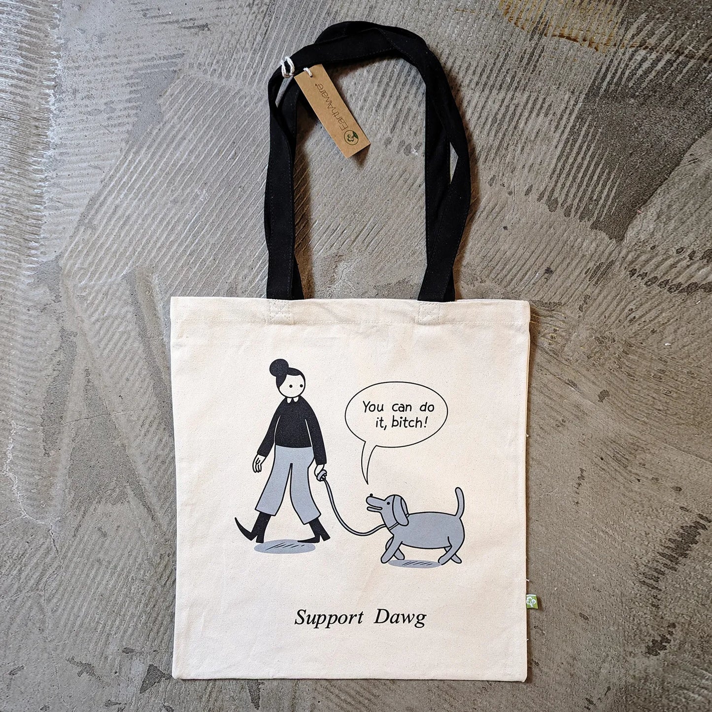 War and Peas | Support Dawg – Organic Tote Bag