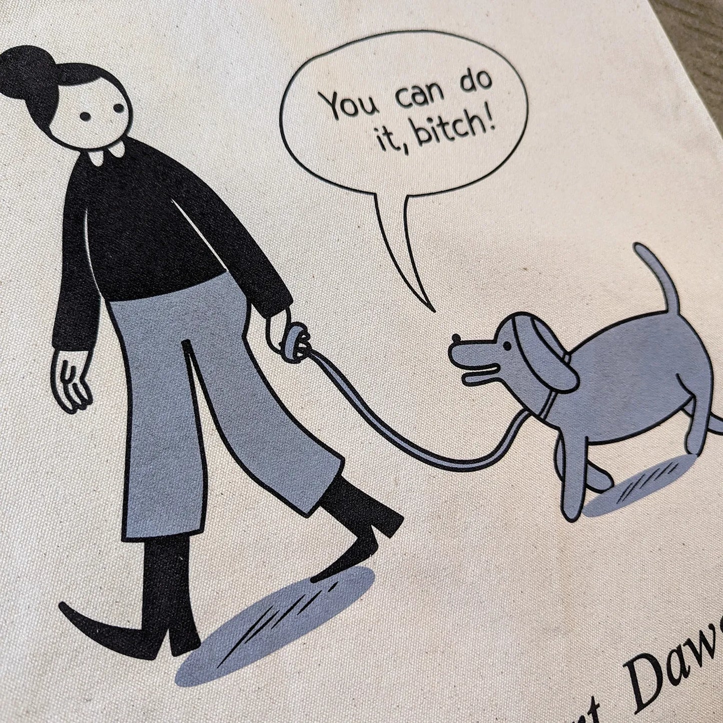 War and Peas | Support Dawg – Organic Tote Bag