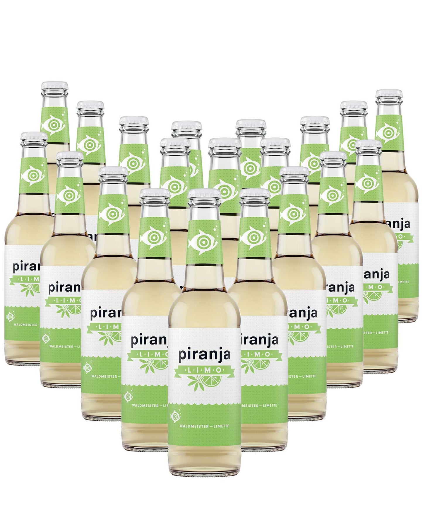 piranja-limo waldmeister-limette | 20 x 0,25l