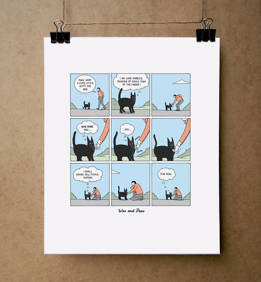 War and Peas Signed Print | Crusher of Souls