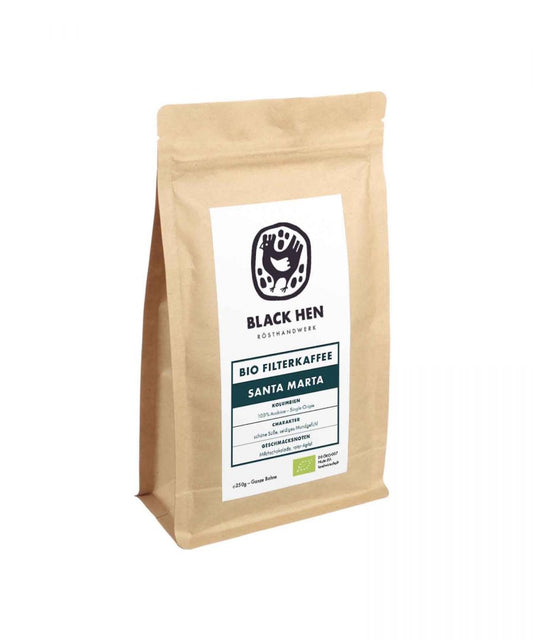 Black Hen Bio Kaffee "Santa Marta"