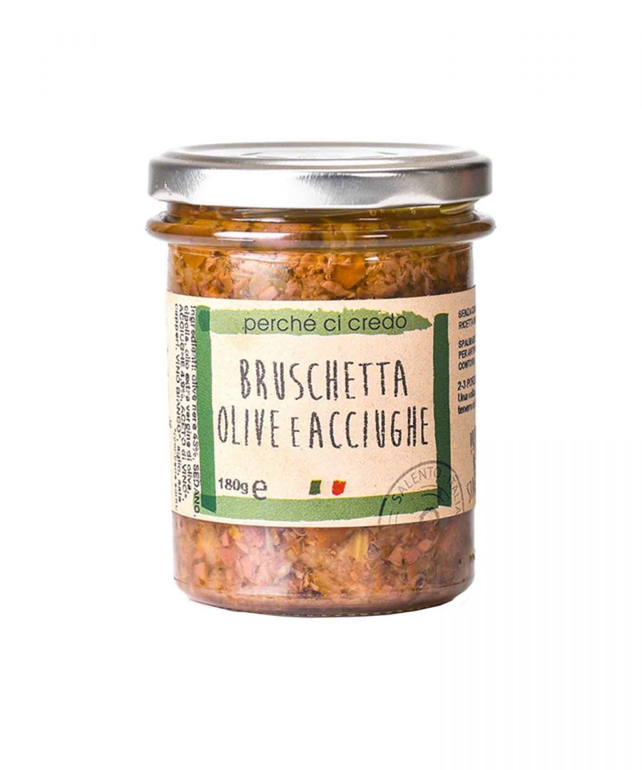 Perchè ci Credo - Bruschetta Oliven und Sardellen | 180g