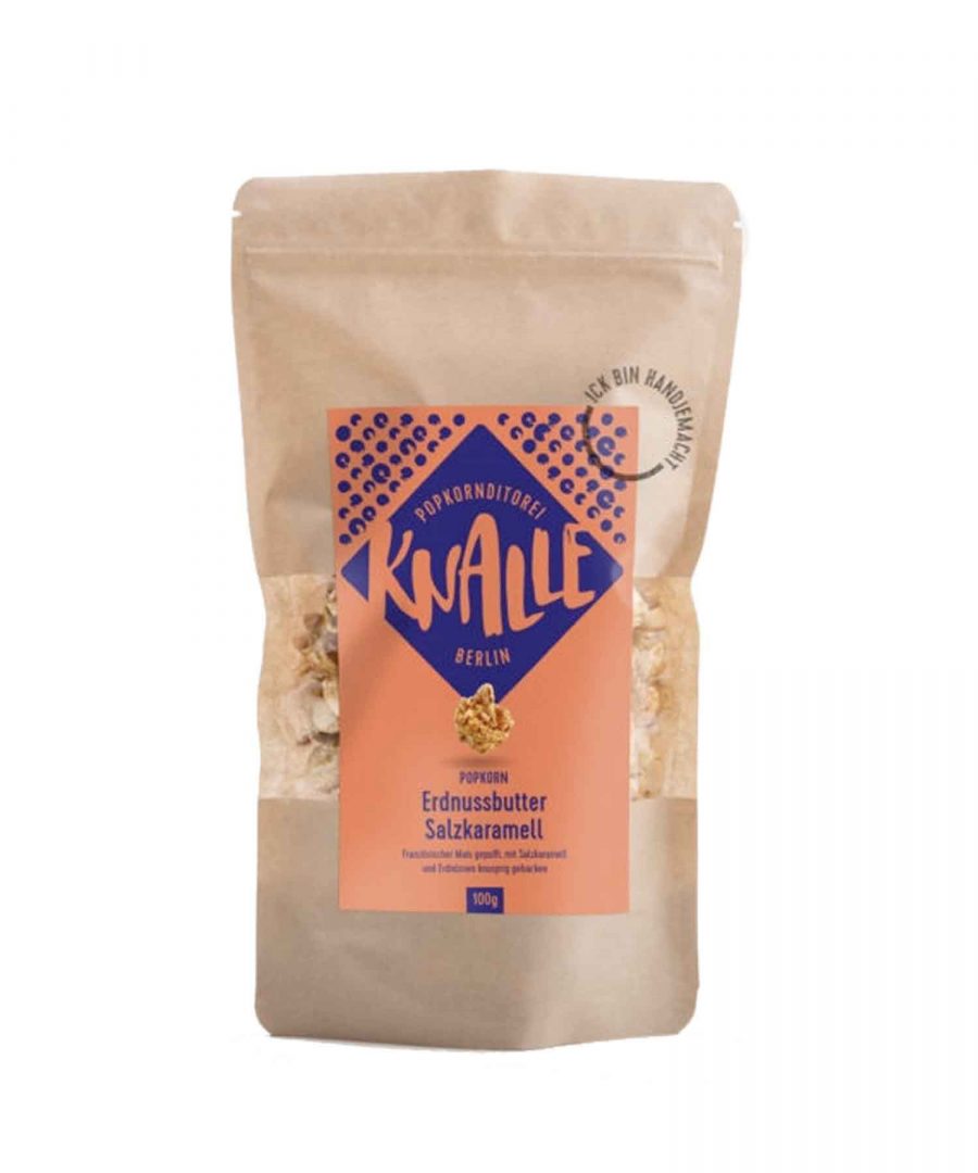 Knalle Popkorn Erdnussbutter Salzkaramell | 100g