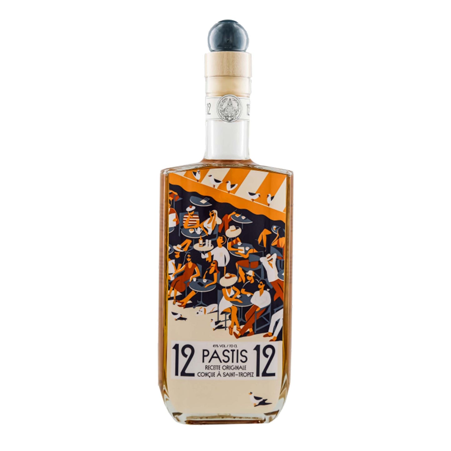 12/12 Pastis de Saint Tropez Rendezvous en Terrasse | 45% | 0,7l