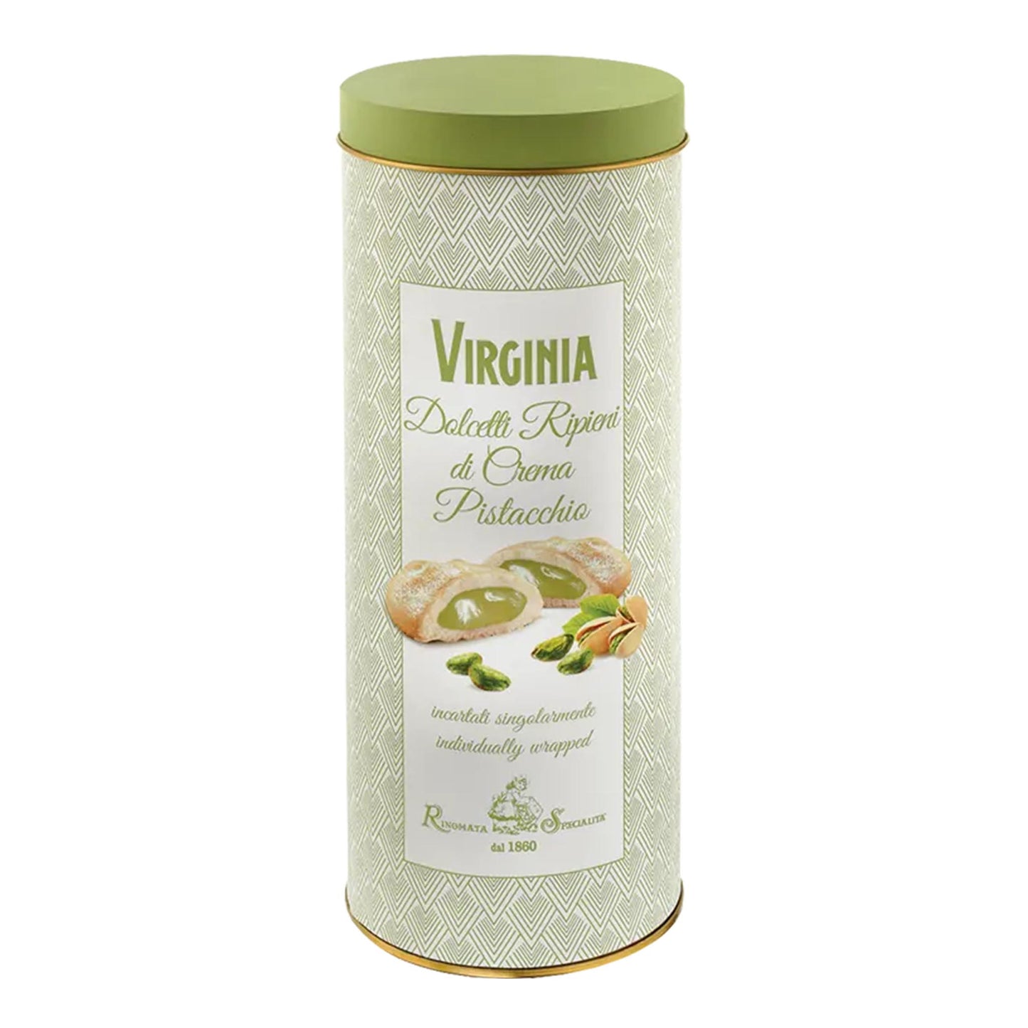 Amaretti Virginia Pistaziencreme-Biscuit in Metalldose | 160g