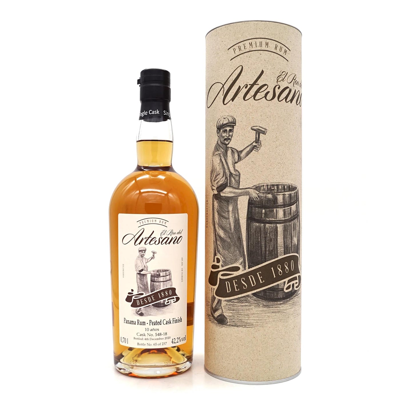 Artesano 10 Jahre Peated Cask | 42,80% | 0,7l