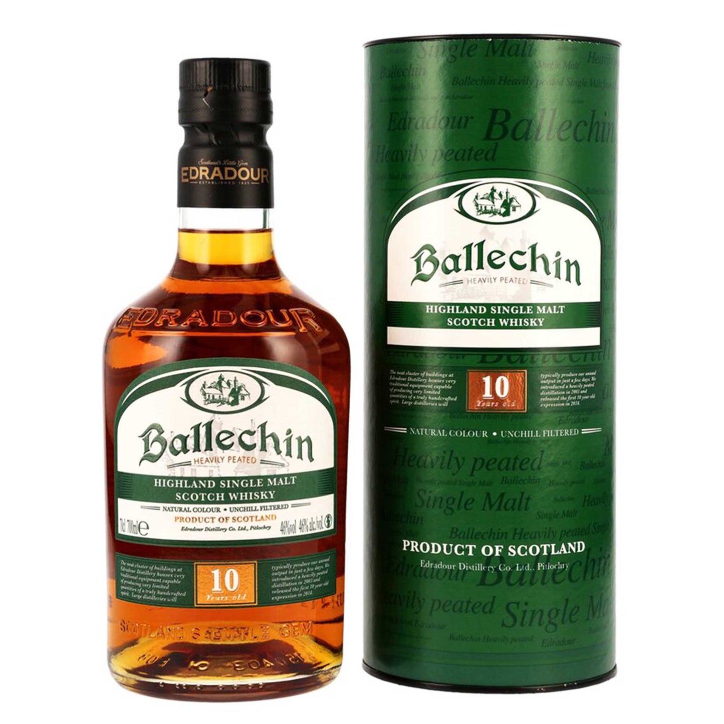 Ballechin 10 Jahre heavily peated | 46% | 0,7l