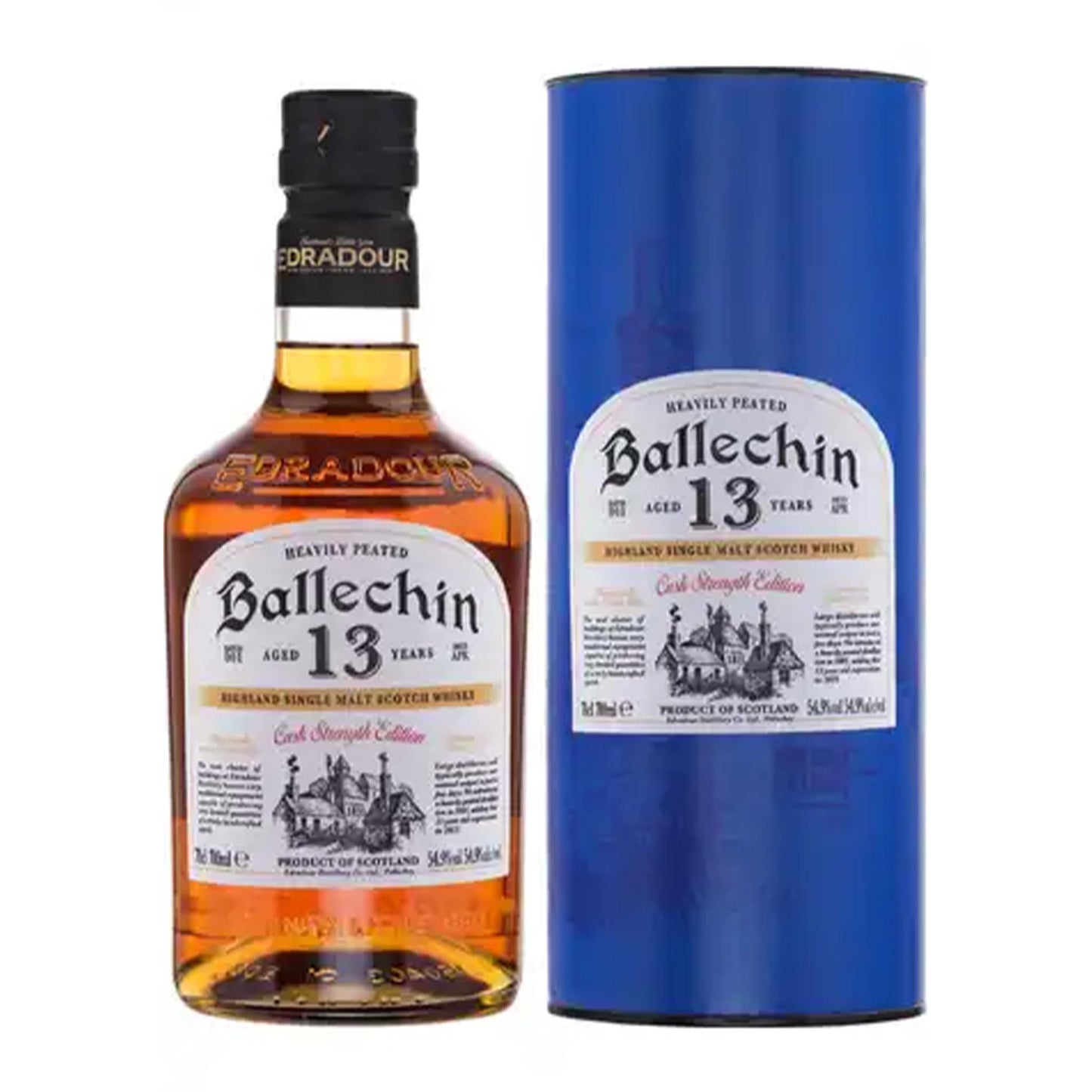 Ballechin 13 Jahre Cask Strength Batch #1 | 54,9% | 0,7l