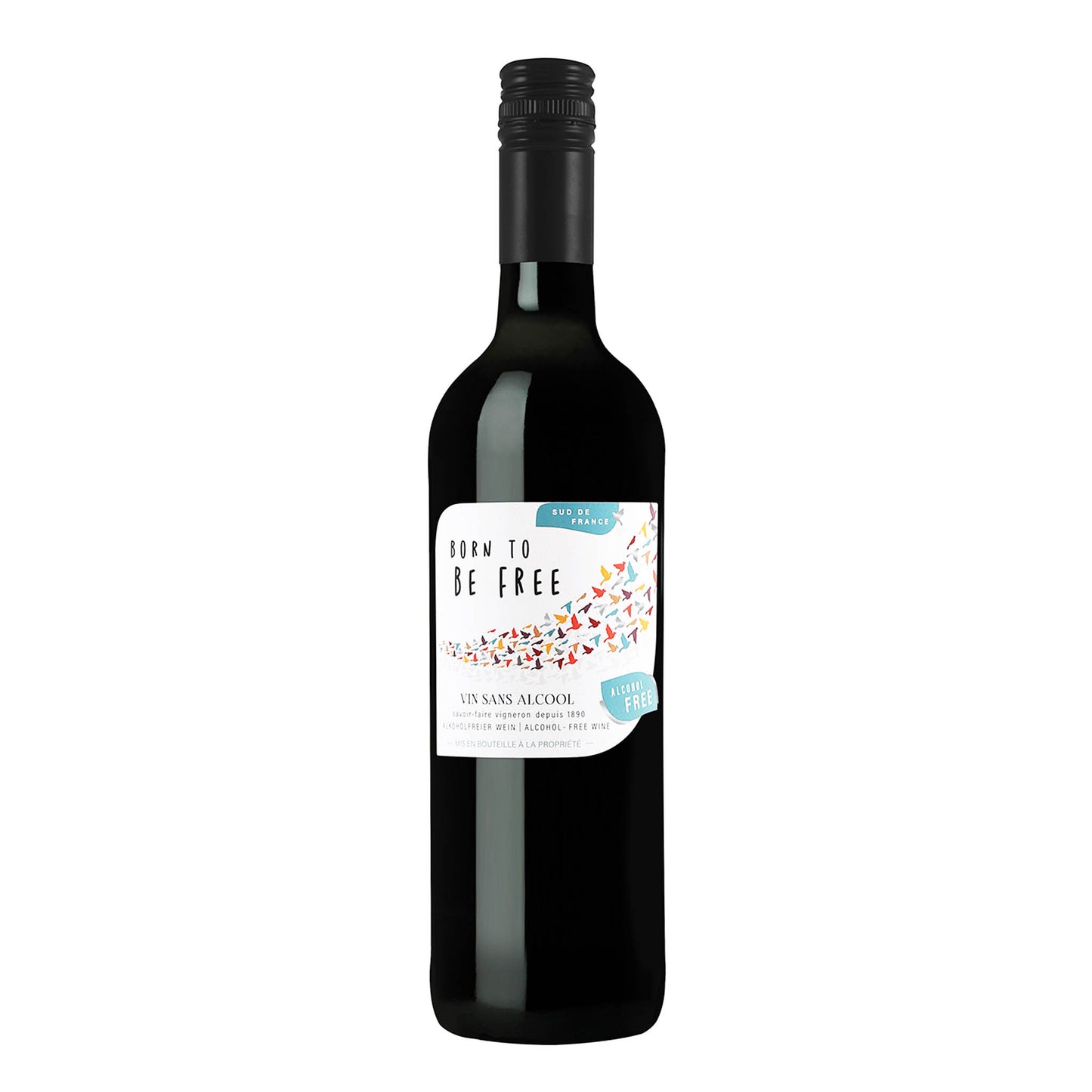 Born to be Free - Alkoholfreier Rotwein | 0,0% | 0,75l