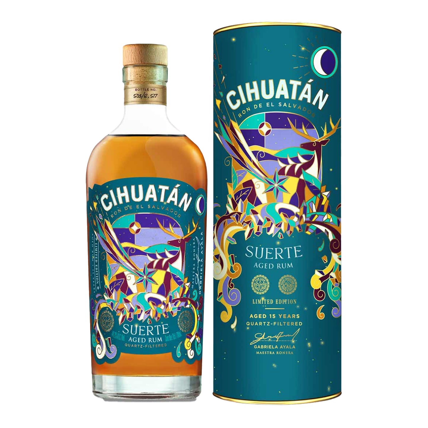 Cihuatán Suerte Rum 15 Jahre | 44,2% | 0,7l