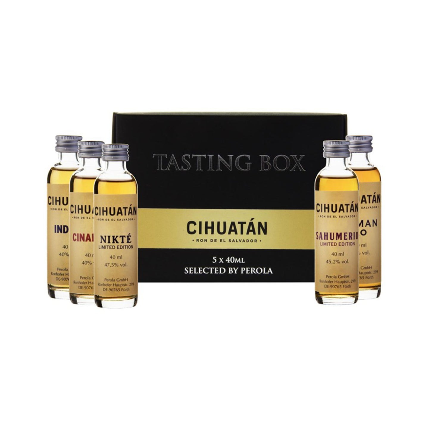 Cihuatán Tasting Box | 40 - 47,5% | 5 x 0,04l