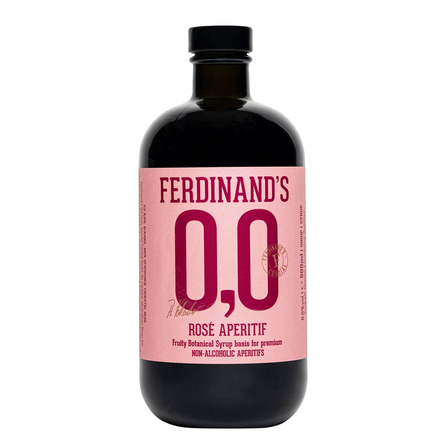 Ferdinand's 0,0 Rosé Aperitif Cordial | 0,0% | 0,5l