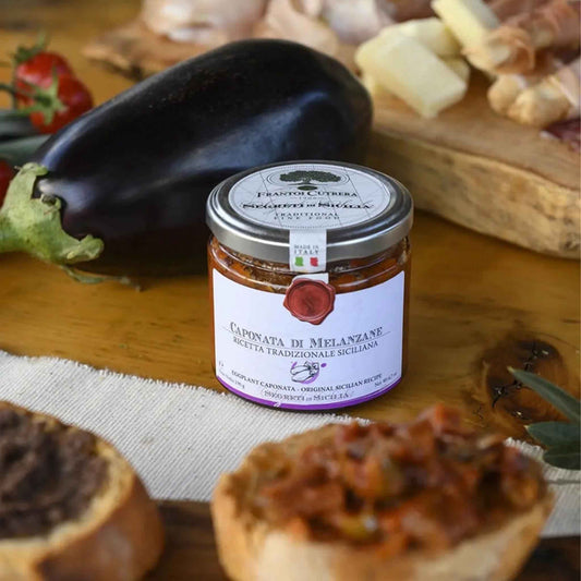Frantoi Cutrera Auberginen-Caponata - Traditionelles sizilianisches Rezeptur | 190g