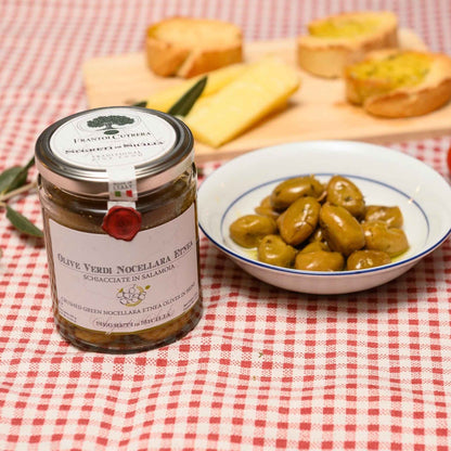 Frantoi Cutrera Grüne Nocellara Etnea Oliven in Salzlake | 290g