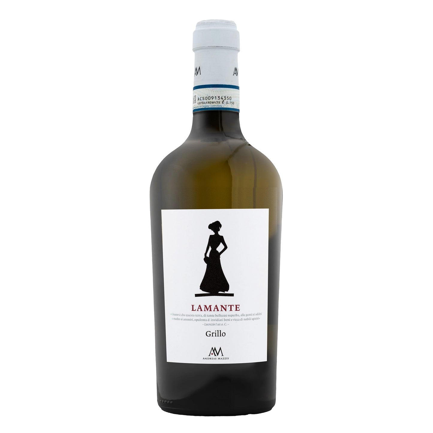 L´Amante DOP - Grillo Bianco Cantine Andreas Mazzei | 14,0% | 0,75l