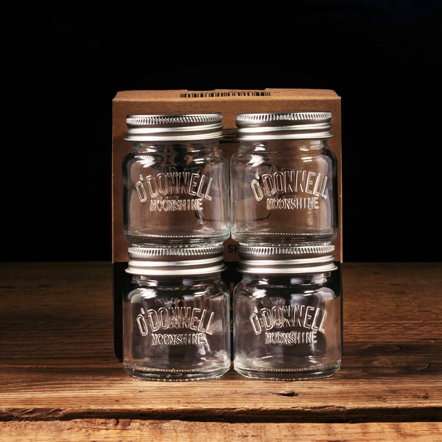O'Donnell Moonshine Mason Jar Shot Glasses | 4 Stück