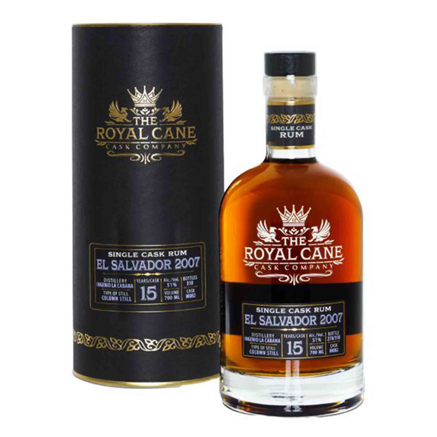 Royal Cane El Salvador 2007 Single Cask Rum Ingenio La Cabana 15 Jahre | 51% | 0,7l