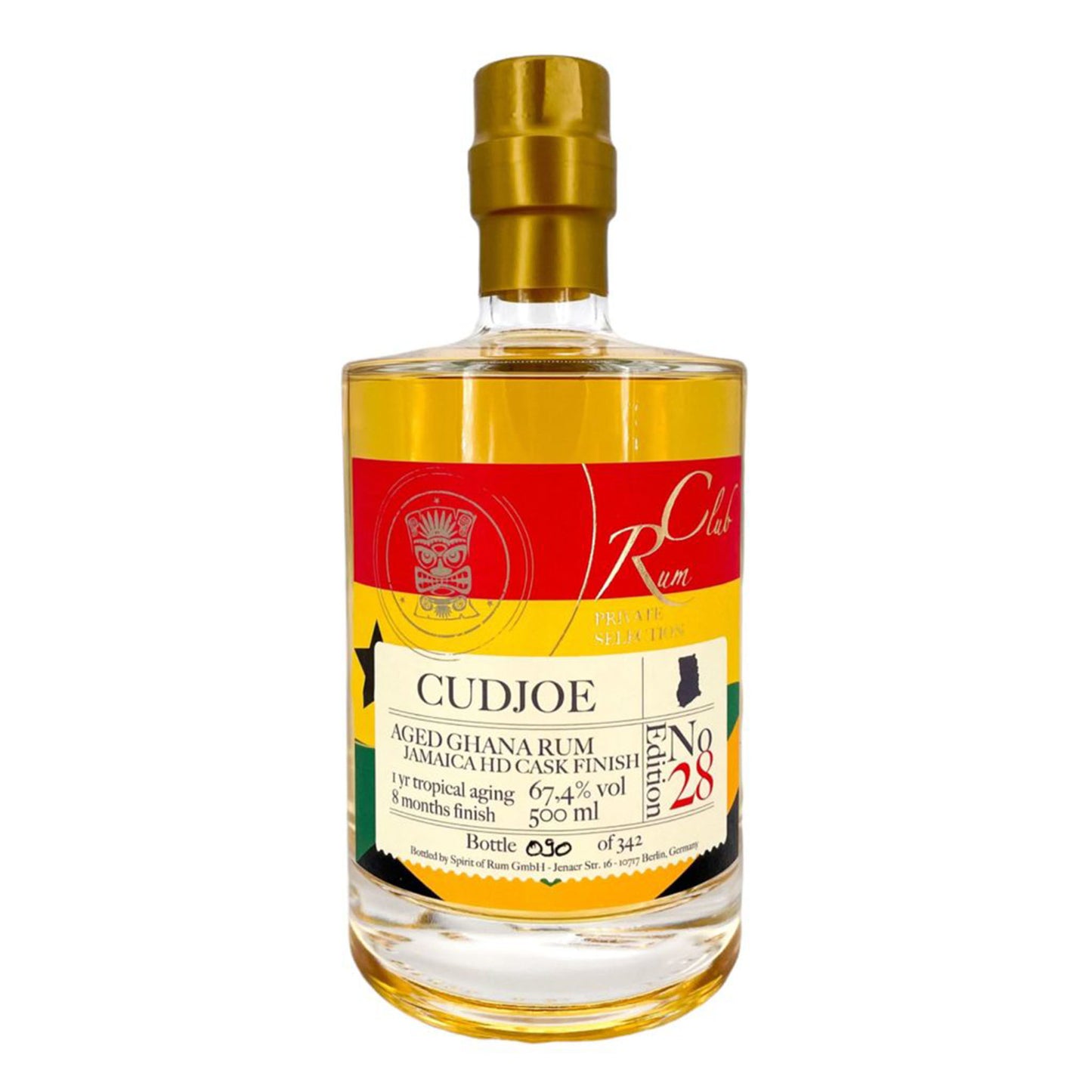 RumClub Private Selection Ed.28 Cudjoe Ghana | 67,4% | 0,5l