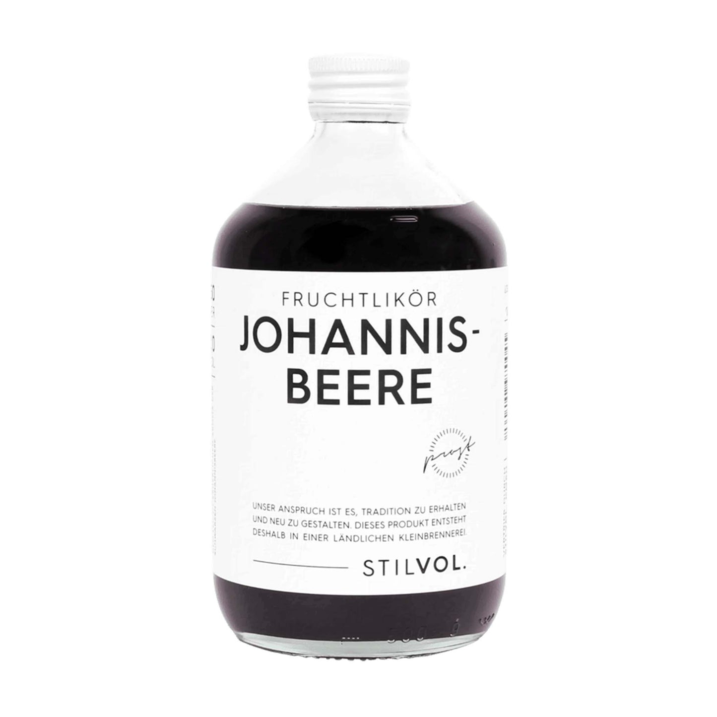 Stilvol. Fruchtlikör Johannisbeere | 20% | 0,5l