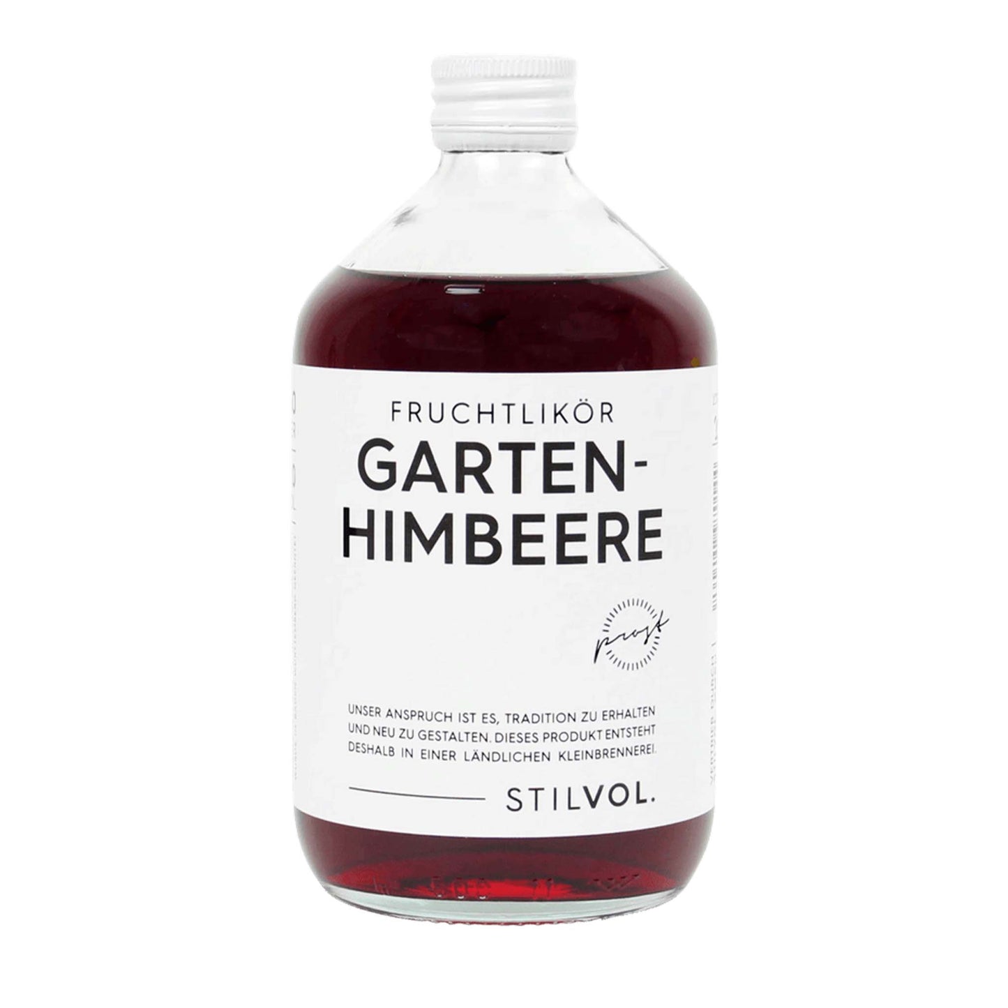 Stilvol. Obstgeist Gartenhimbeere | 40% | 0,5l